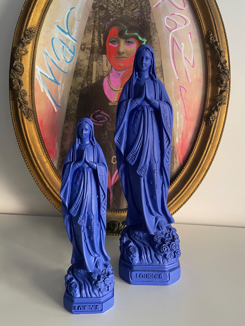Estatua Virgen de Lourdes - Protección