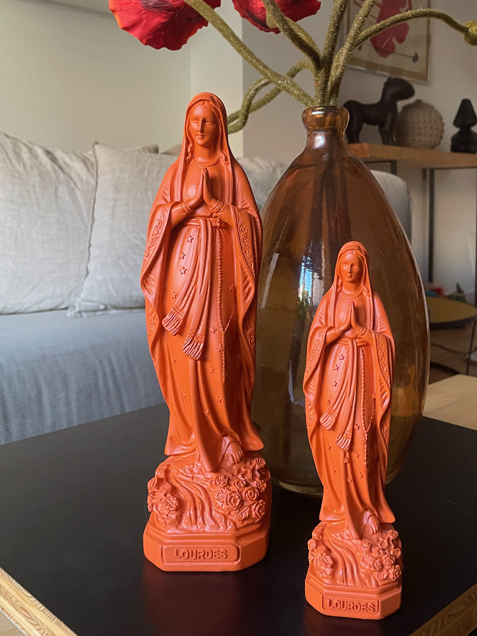 Estatua Virgen de Lourdes - Energía