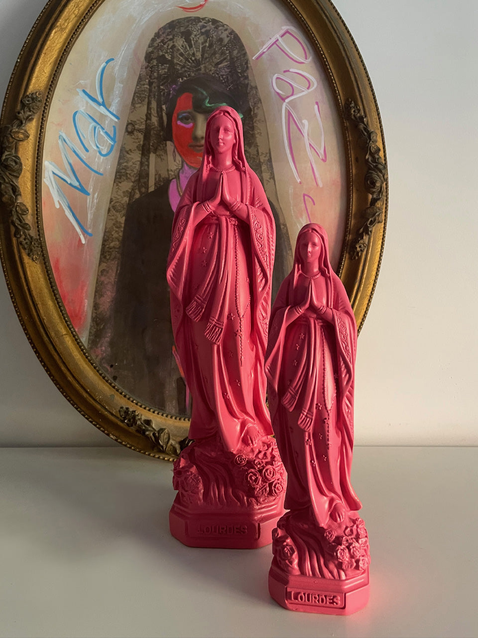 Estatua Virgen de Lourdes - Amor