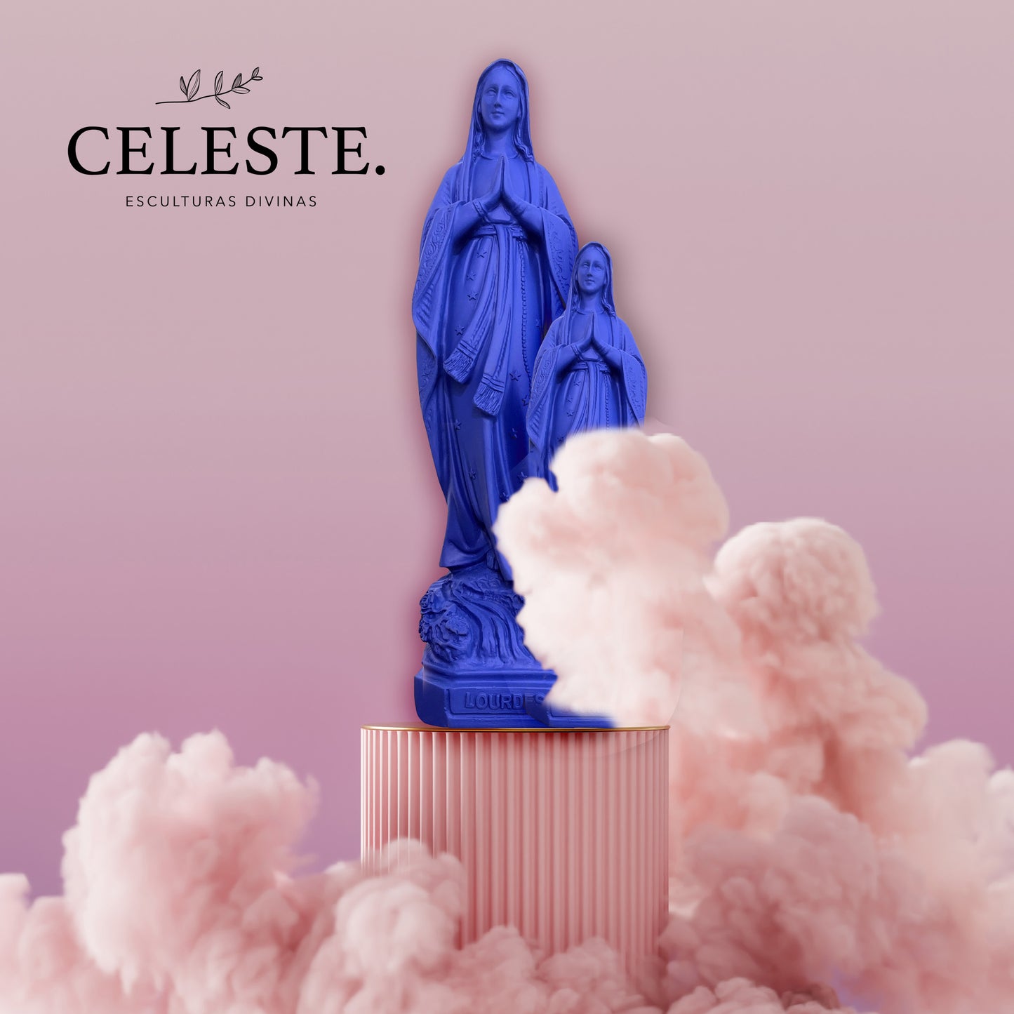 Estatua Virgen de Lourdes - Protección